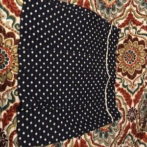COPY - Max Studio Mini Blue Polka Dot Skirt